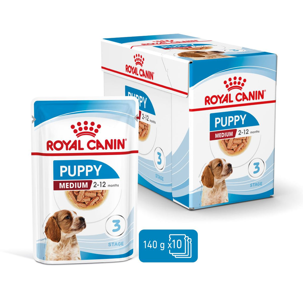  Royal Canin Medium Puppy Frischebeutel 10 X 140 G Frischebeutel Für Hunde