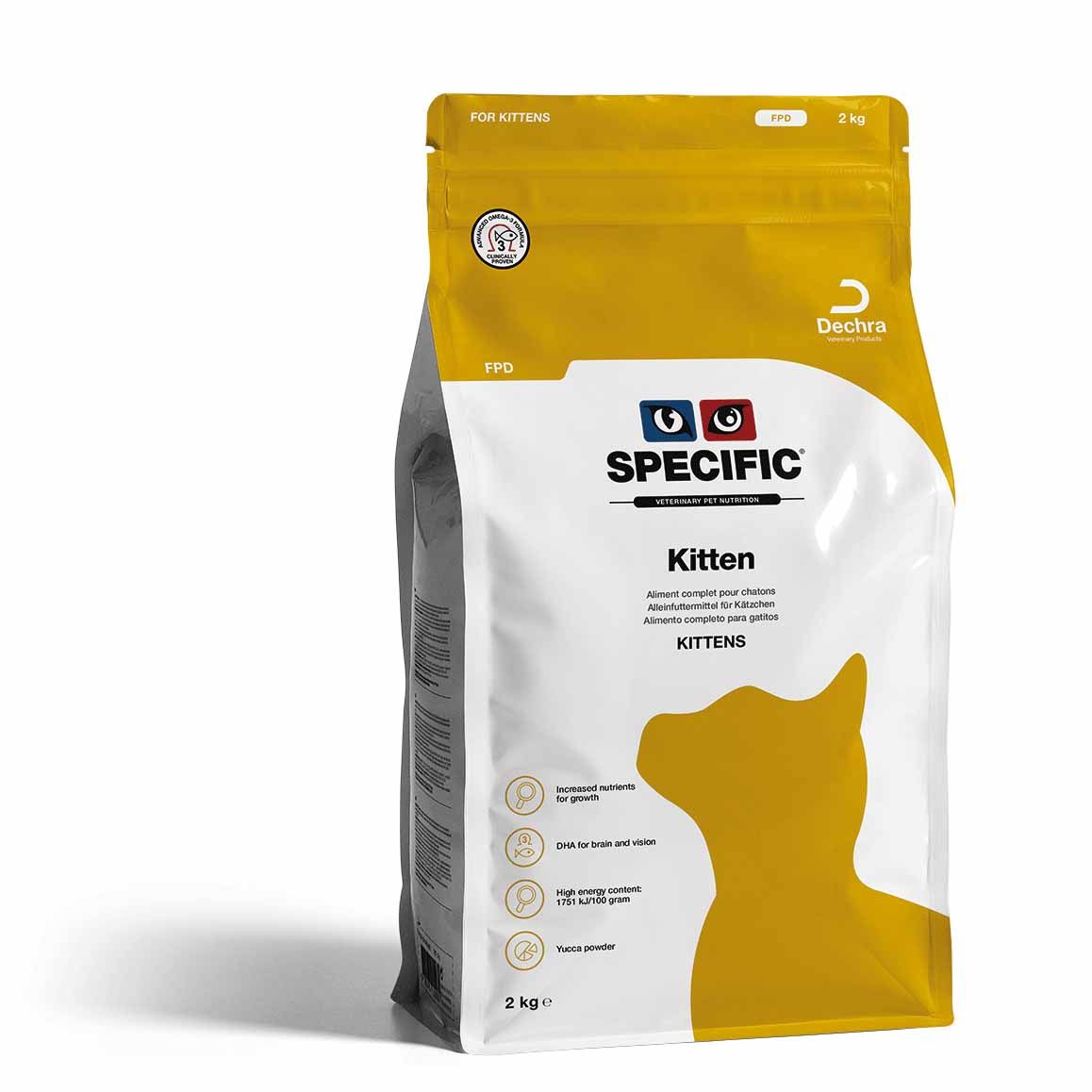  Specific FPD Kitten Trockenfutter Für Katzenwelpen 2 Kg Trockenfutter Katzen