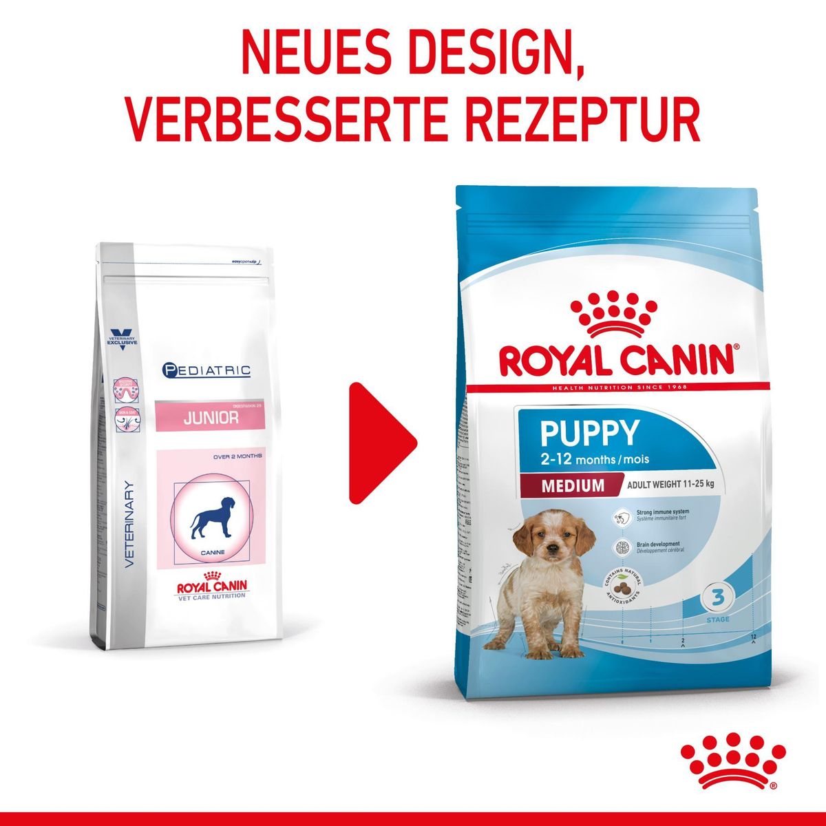  Royal Canin Medium Puppy Für Welpen Mittelgroßer Hunderassen 4 Kg Trockenfutter