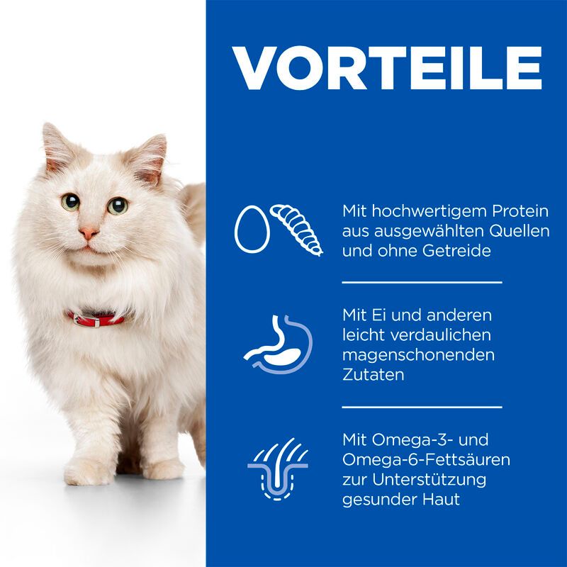  Hills Science Plan Hypoallergenic Adult Katzenfutter Mit Ei Und Insektenprotein 1,5 Kg Trockenfutter