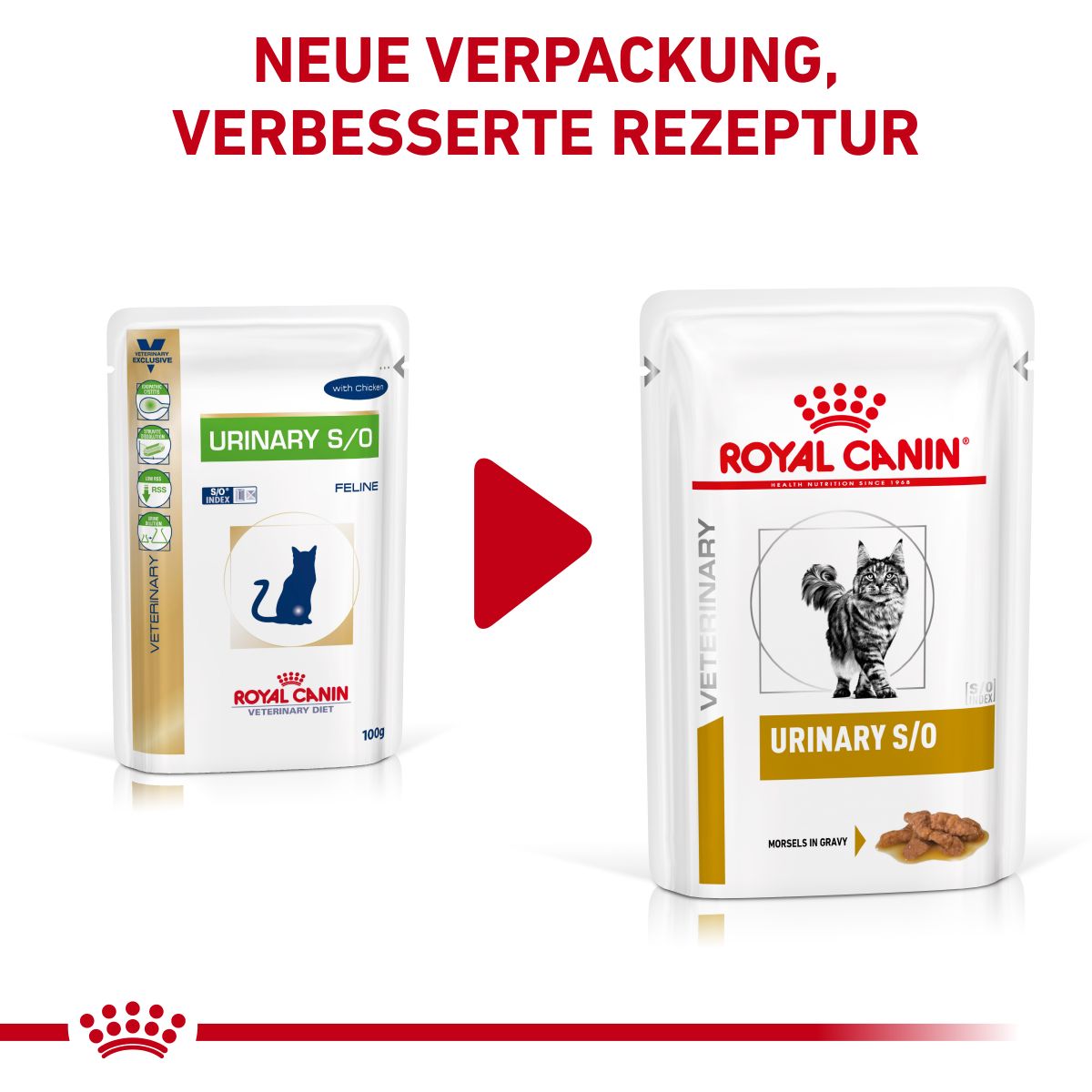  Royal Canin Urinary S/O Häppchen In Soße Frischebeutel 12 X 85 G Häppchen In Soße Frischebeutel Für Katzen