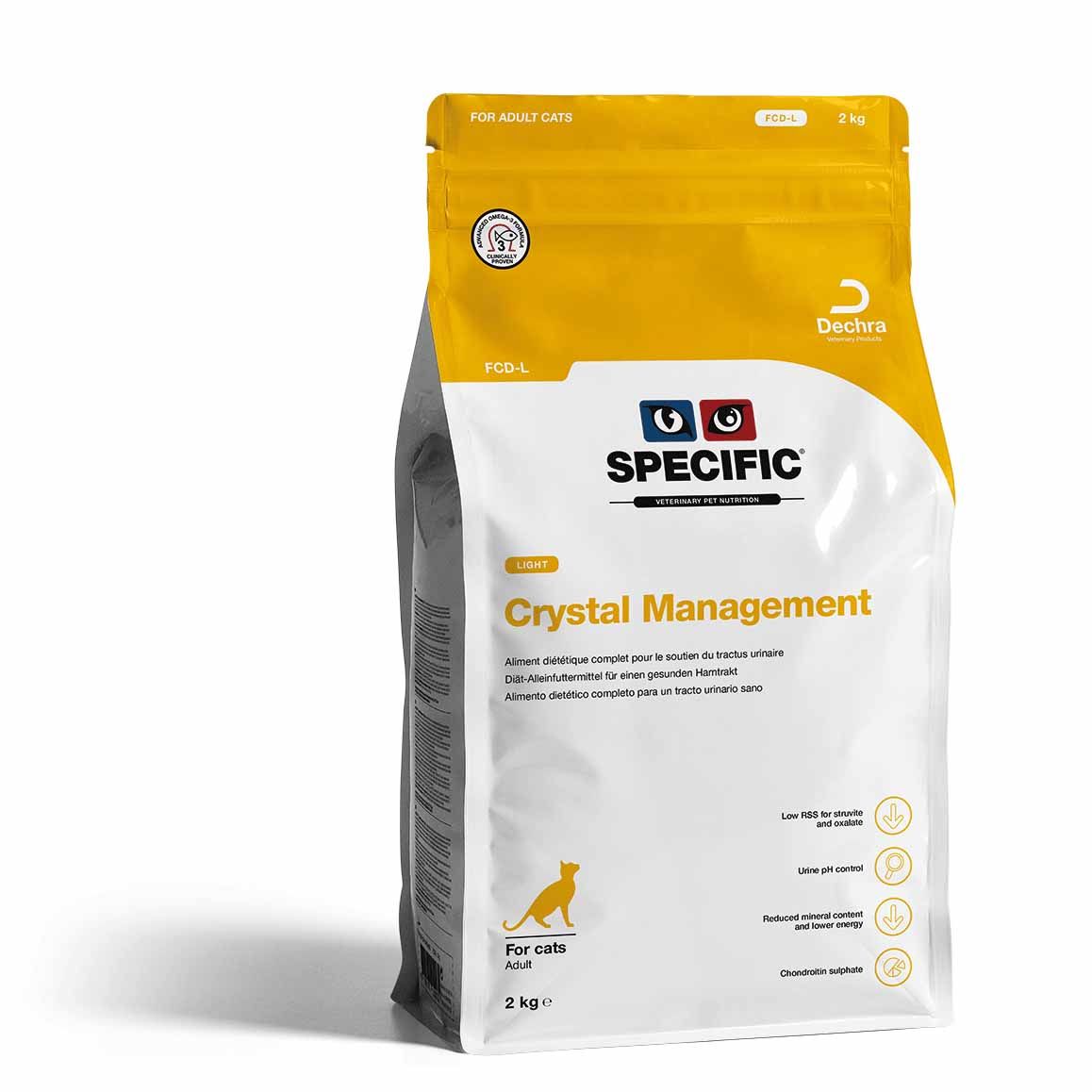  Specific FCD-L Crystal Management Light Katze 2 Kg Trockenfutter Für Katzen