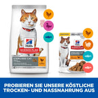  Hills Science Plan Feline Sterilised Cat Adult Huhn Trockenfutter 10 Kg Huhn Trockenfutter
