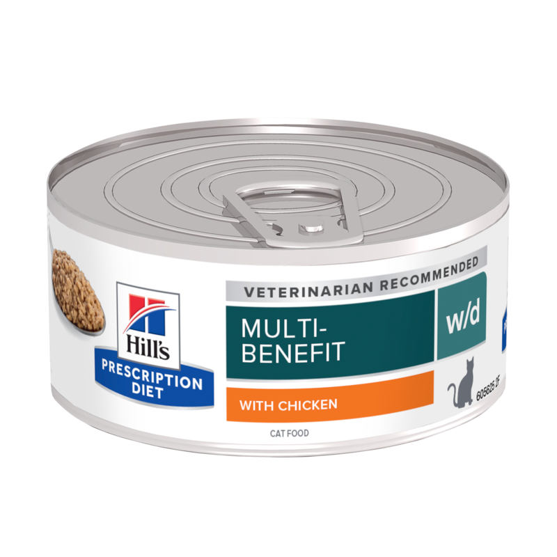  Hills Feline W/d Multi-Benefit Dosenfutter Für Katzen 24 X 156 G Feingehackt - Huhn In Dosen